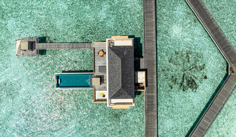 Angsana Velavaru_Deluxe InOcean Two Bedroom Pool Villa_Aerial_3